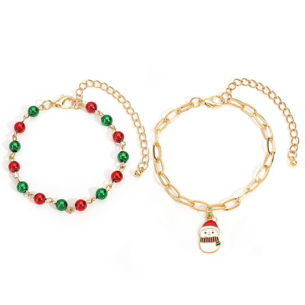 Wholesale Christmas series drop oil pendant bracelet
