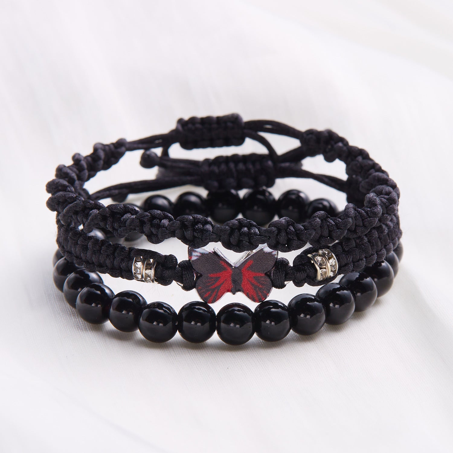 Wholesale  Bohemian Beaded Bracelet suit Wings Tassel  Bodhi Beads Rice Beads Multi-layer Bracelet