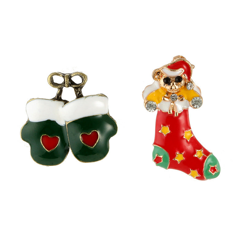 Wholesale Christmas Angel Corsage Creative Cute Socks Elk Brooch ACC-BCH-YongGe001