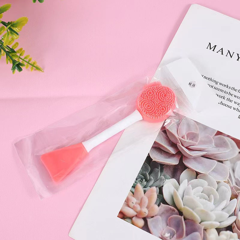 Wholesale Double Head Facial Mask Brush Mud Mask Brush Makeup Brush ACC-MB-Ruij003