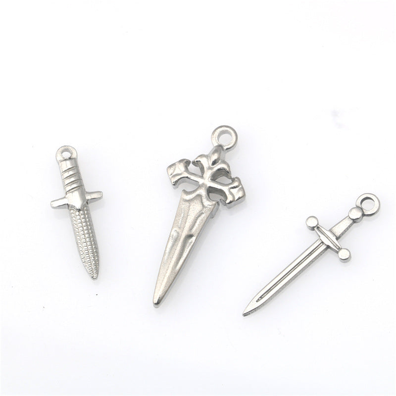 Wholesale stainless steel cross sword pendant