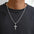 Wholesale  Hip Hop Cross Necklace Diamond Embedded Cuban Chain