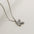 Wholesale  26 English letter necklace  titanium steel bubble smooth letter pendant clavicle chain