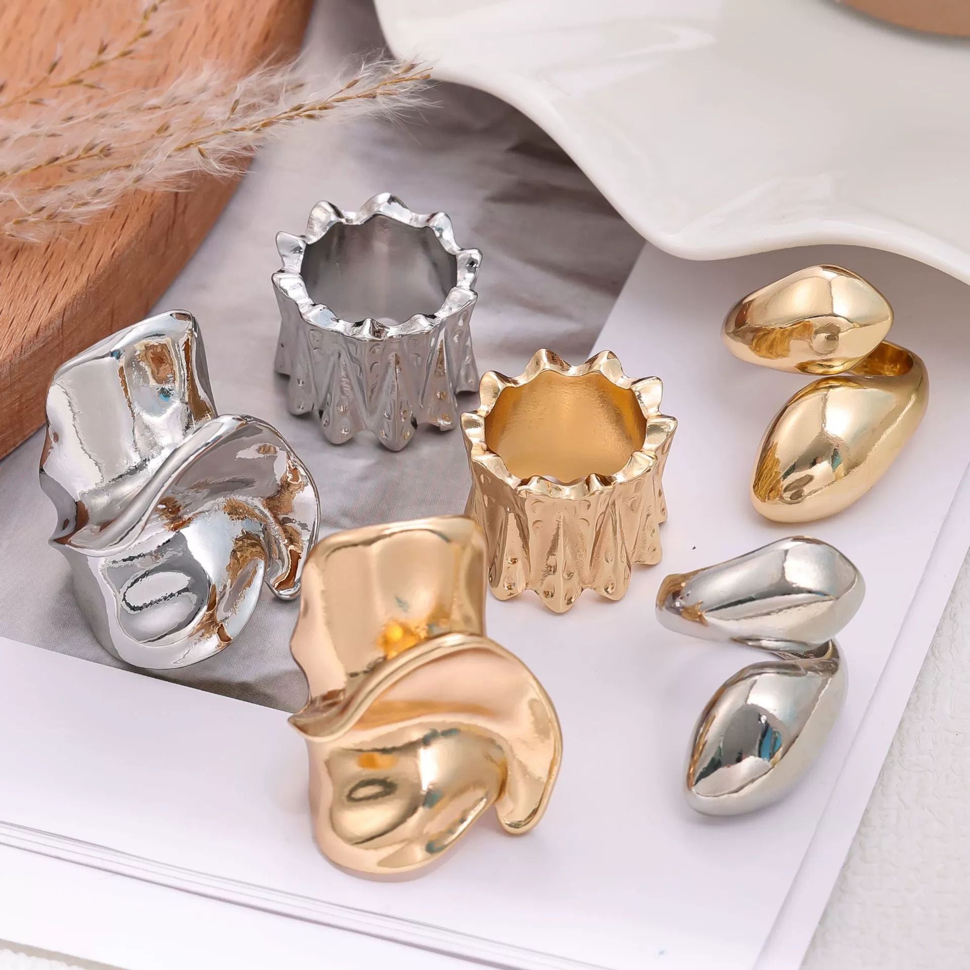Wholesale Zinc alloy lovers  open ring