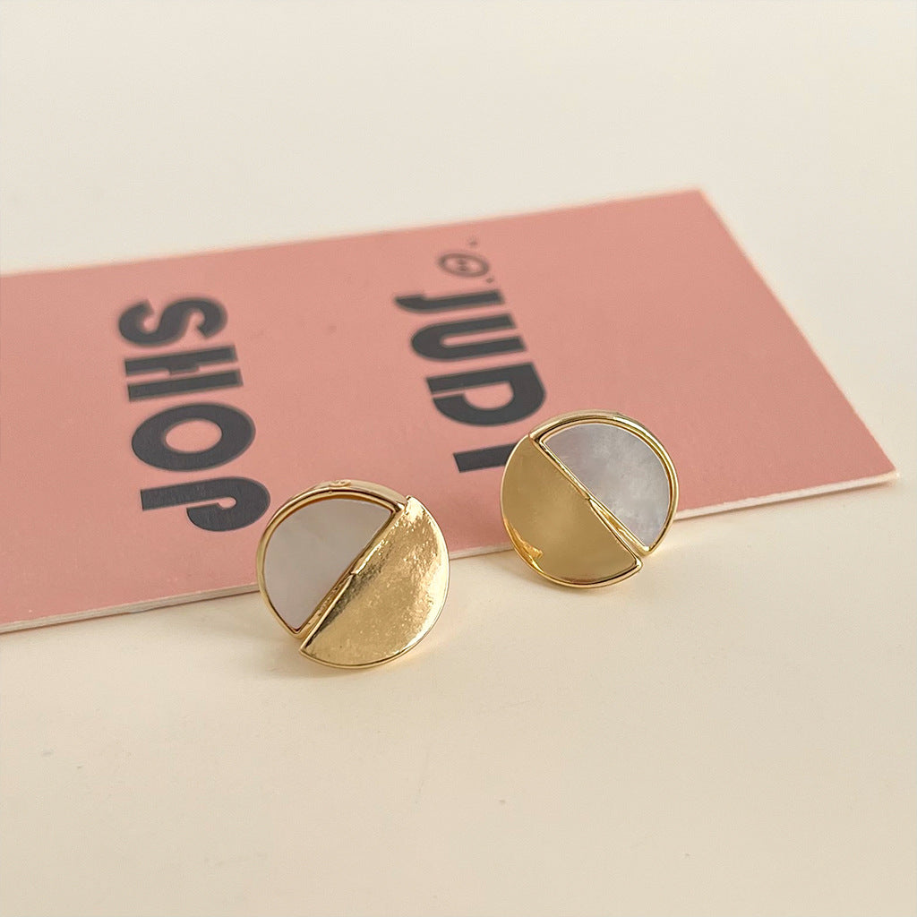 Wholesale Hand-made natural fritillary earrings