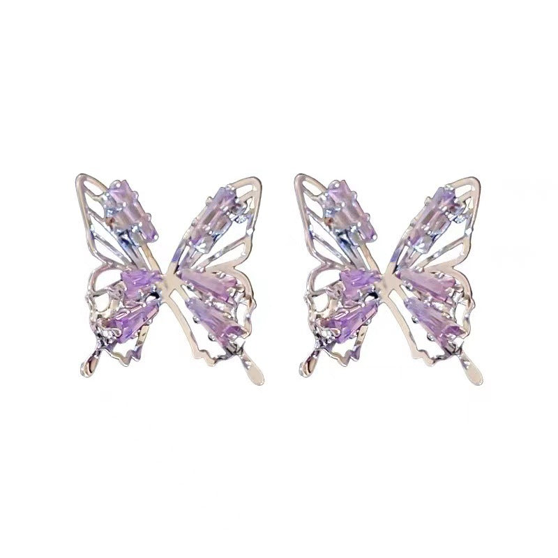Wholesale Hollow Butterfly Earrings