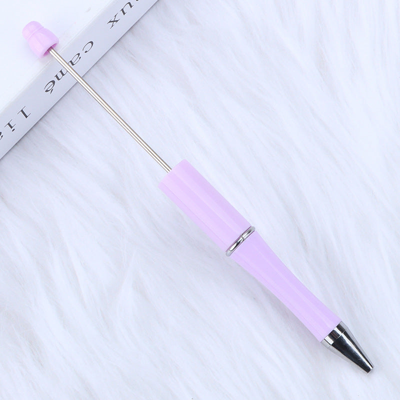 Wholesale 5PCS Beadable Pens Solid Color Gradient Color DIY Beaded Pen Gift Office Supplies ACC-PN-JinBN013