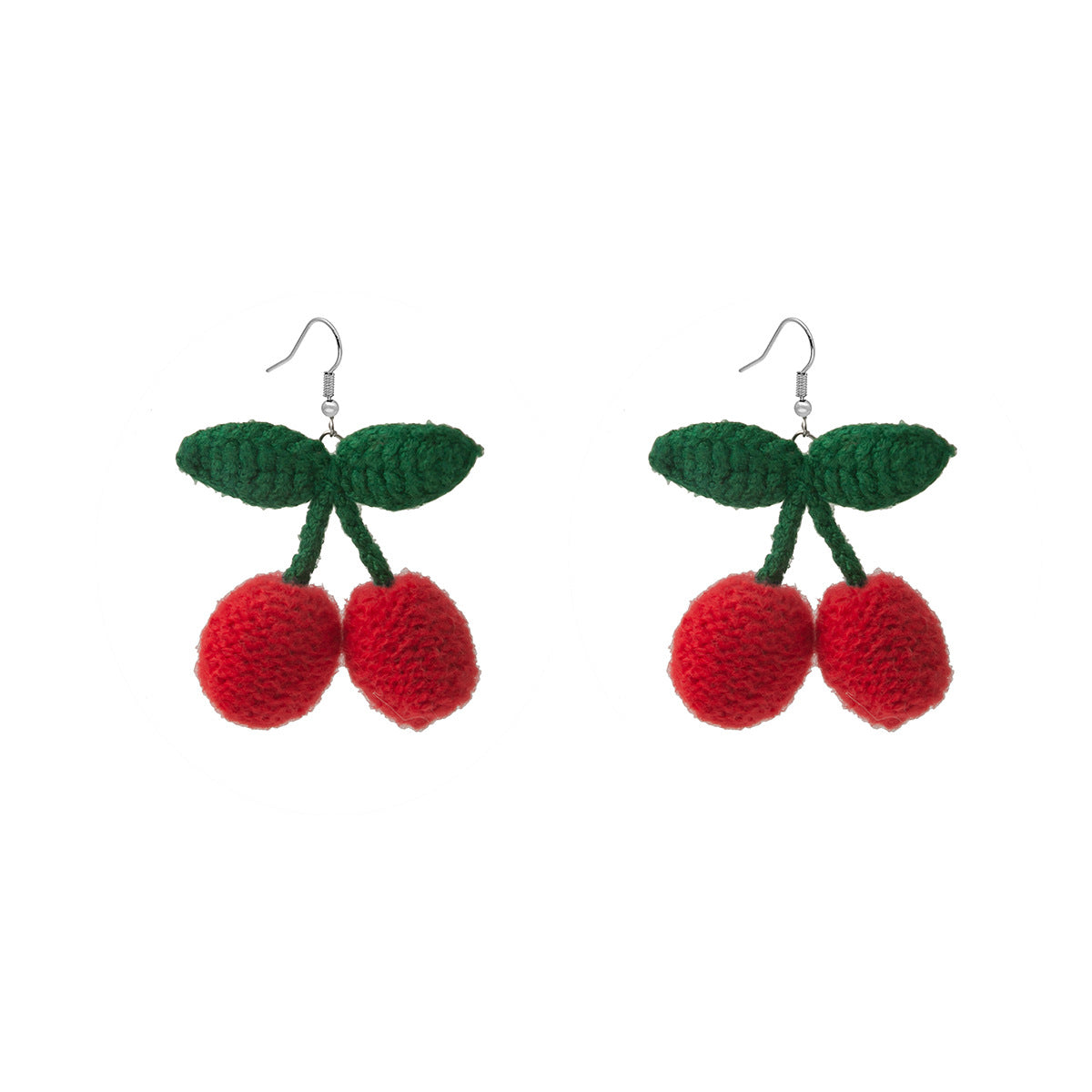 Wholesale Plush Cherry Stud Earrings ACC-ES-MDD085