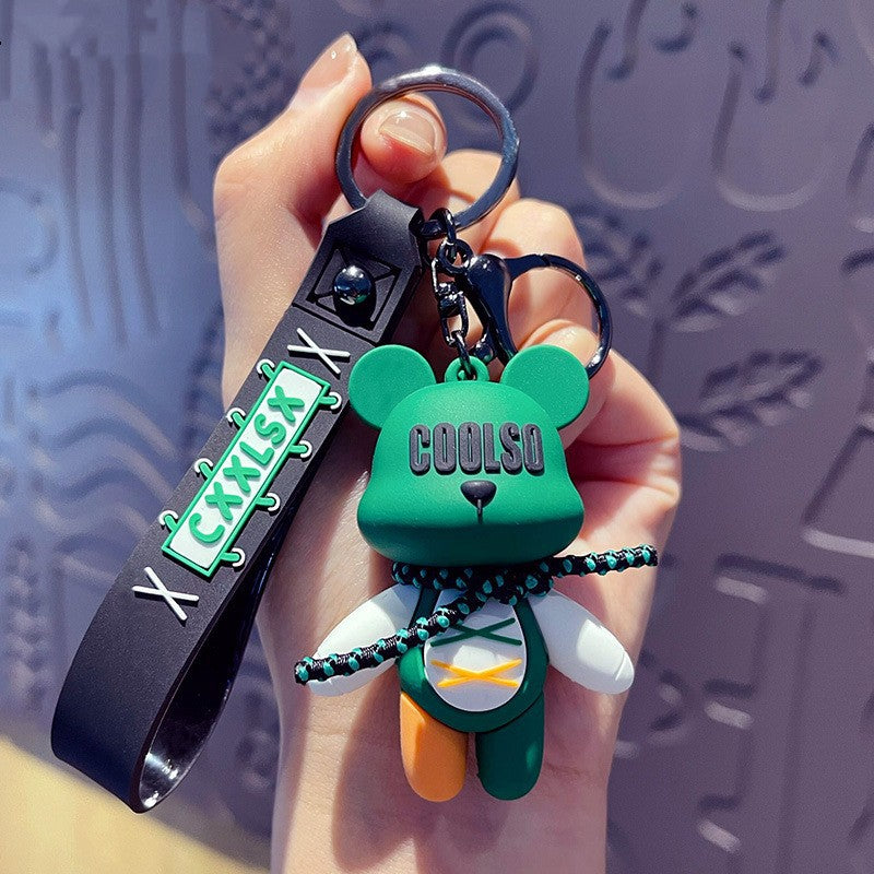 Wholesale Bow Bear PVC Soft Keychain Cute Keychain ACC-KC-YiDa004