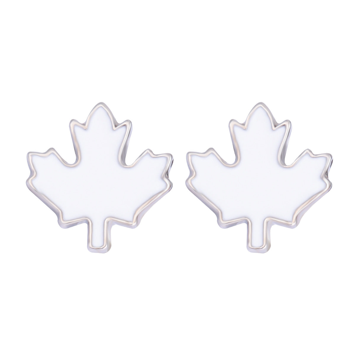 Wholesale 10pcs Canadian National Day flag pattern earrings