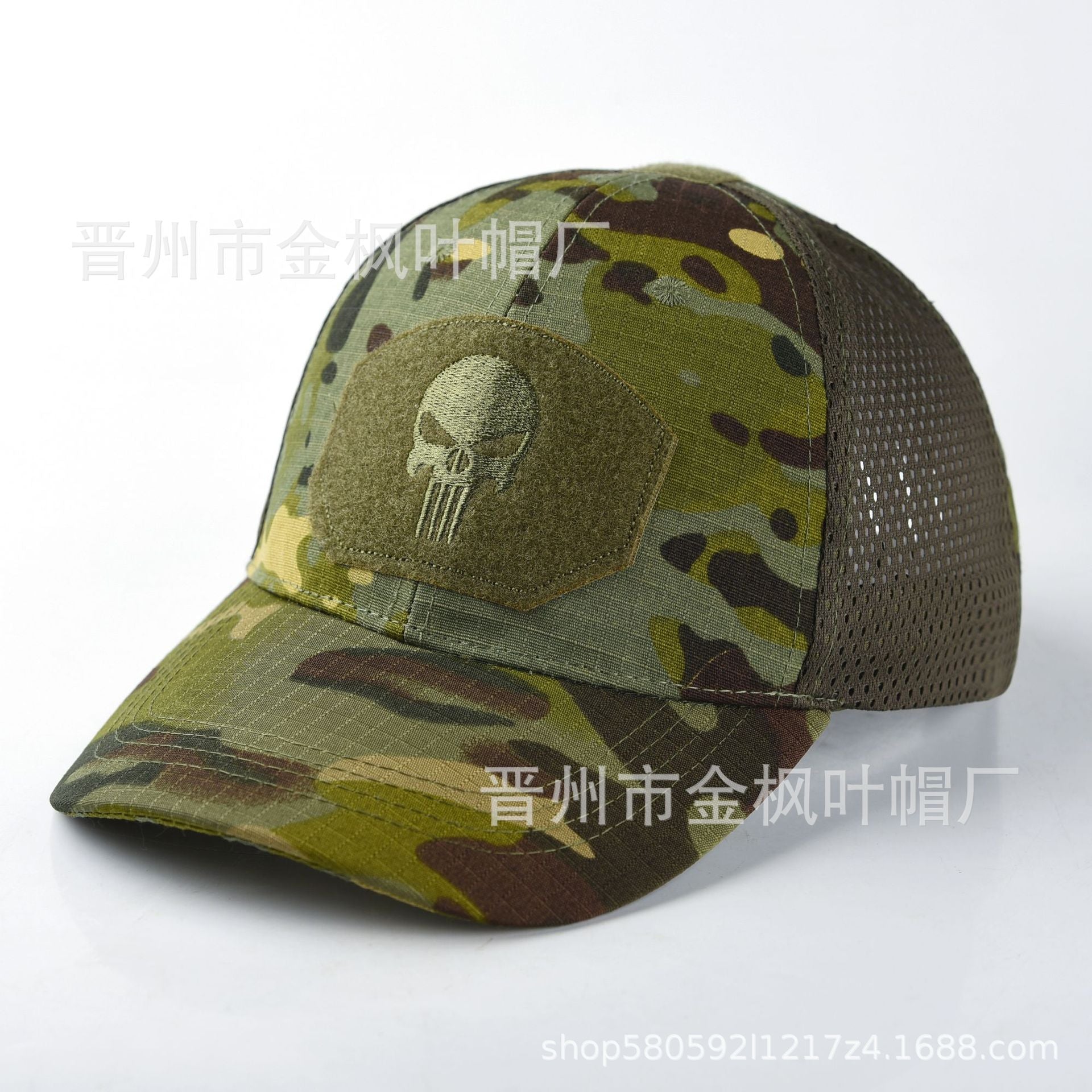 Wholesale Camouflage embroidered sun visor mesh hat