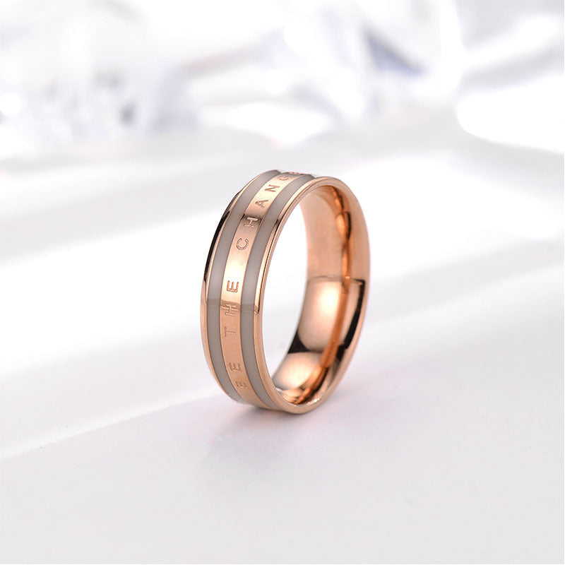 Wholesale Titanium Steel Rings with Diamond Rings ACC-RS-KDC003