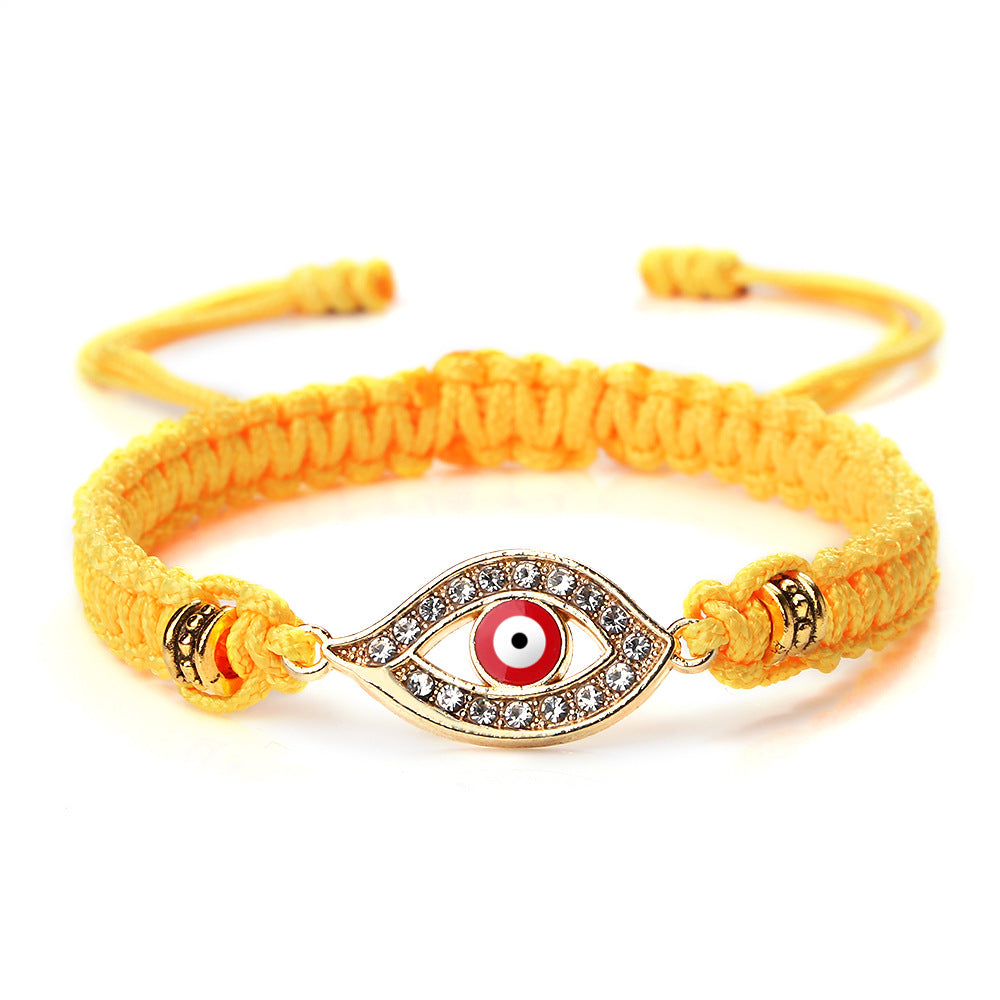 Wholesale Vintage Evil Eye Handmade Braided Bracelet ACC-BT-Xinh003