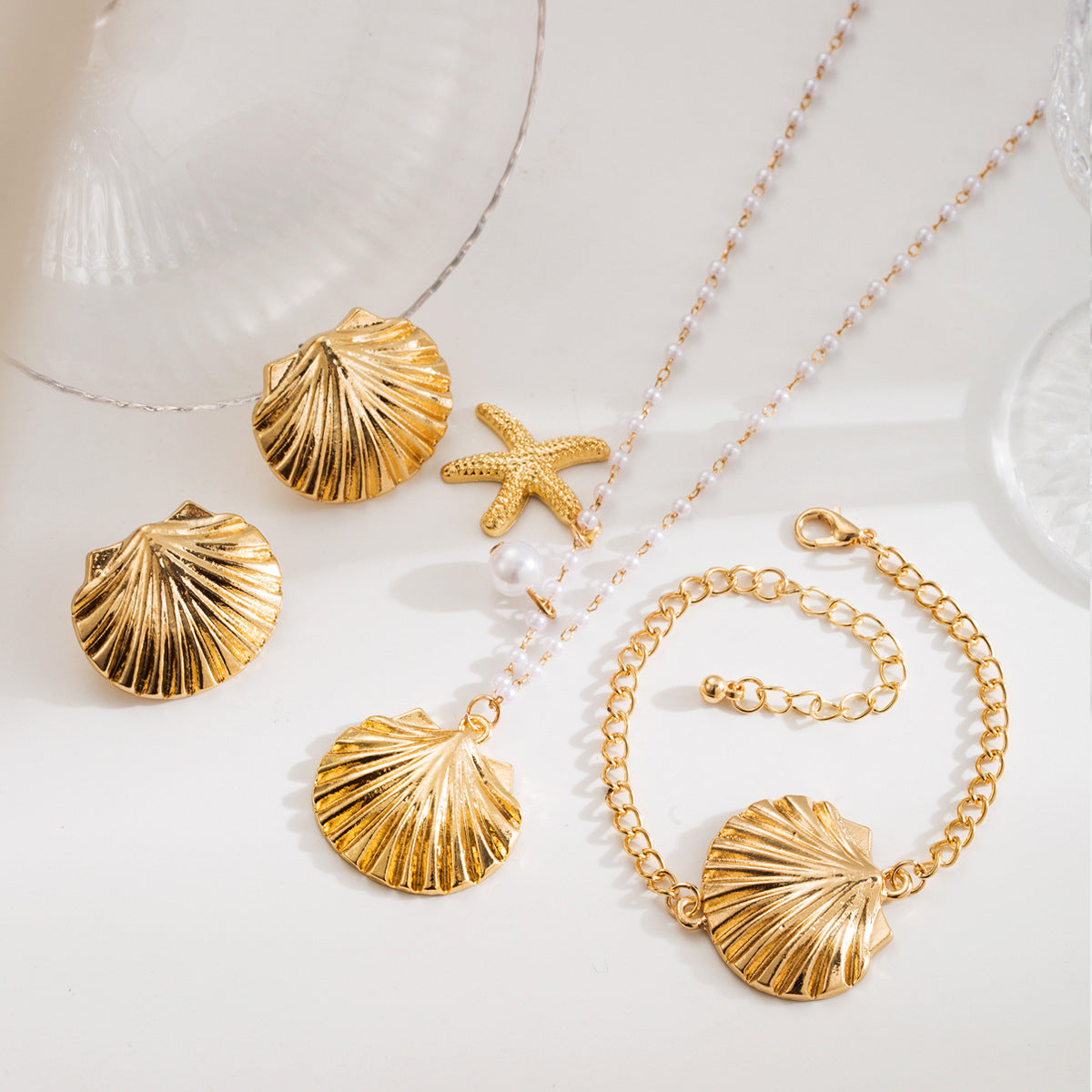 Wholesale  Marine Series Pearl Necklace