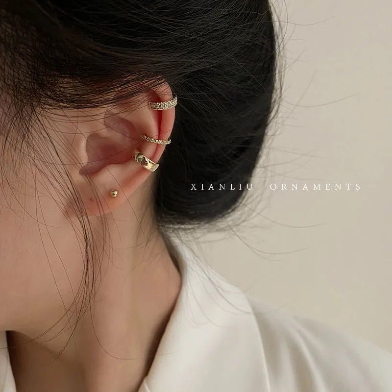 Wholesale Fashion Retro Ear Cuff Simple Semicircle Design Everyday Jewelry Accessory
