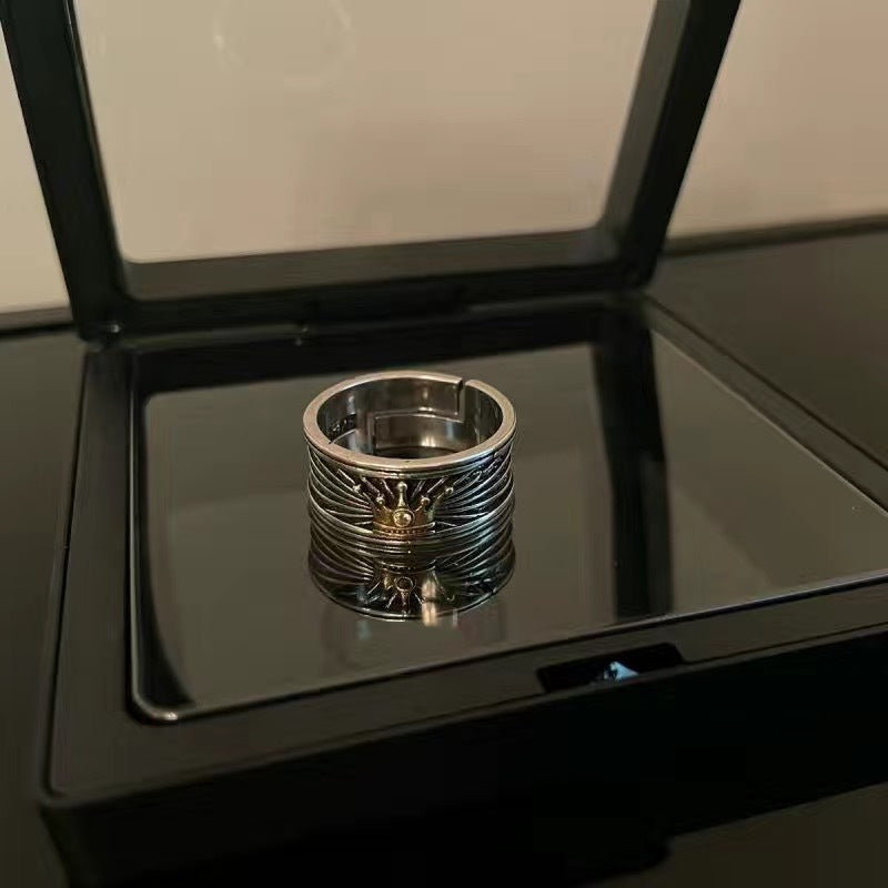 Wholesale Men's Vintage Open Adjustable Ring ACC-RS-YuMei002