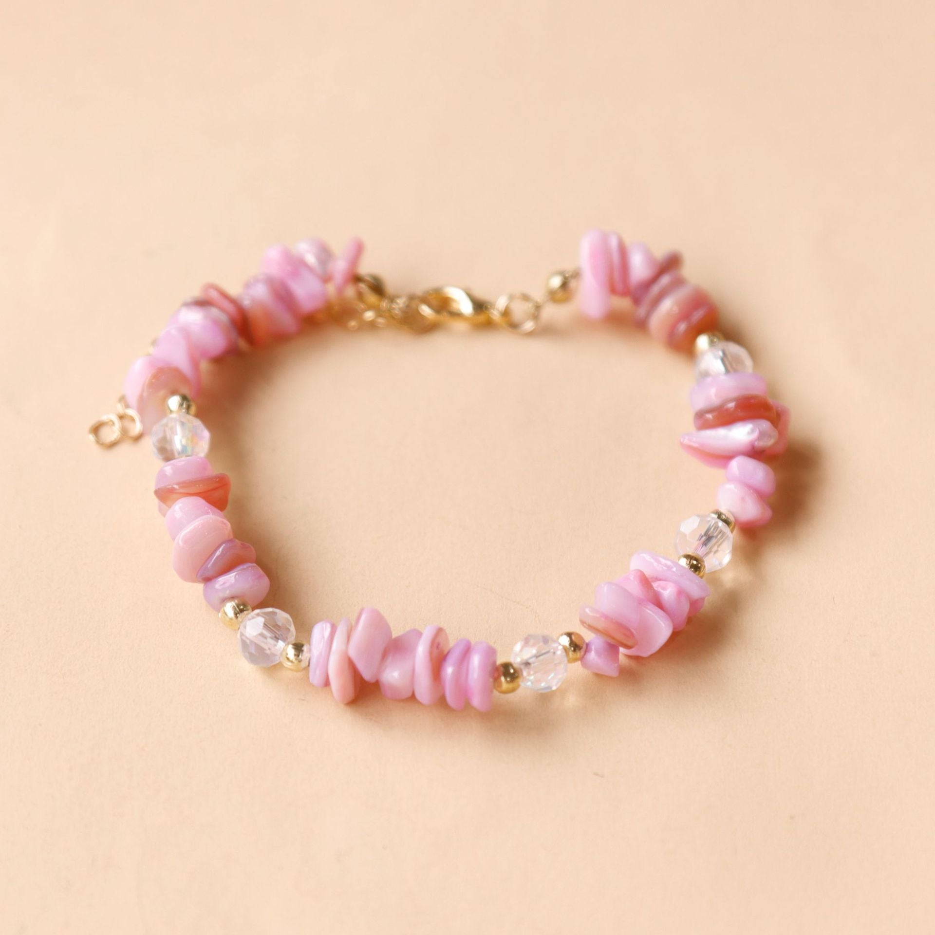 Wholesale Colorful Natural Stone Hand-strung Bracelet