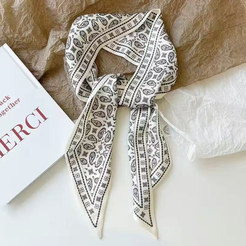 Wholesale  Cashew Nut Silk f90* 6cm Large Square  Scarf