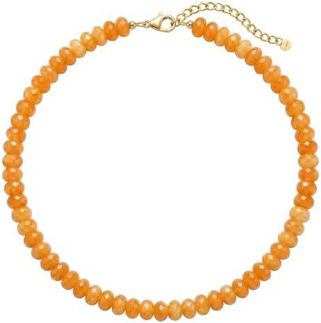 Wholesale Layered Rainbow Beaded Necklace with Natural Stone Pendant - Beach Fashion Accessory for Women