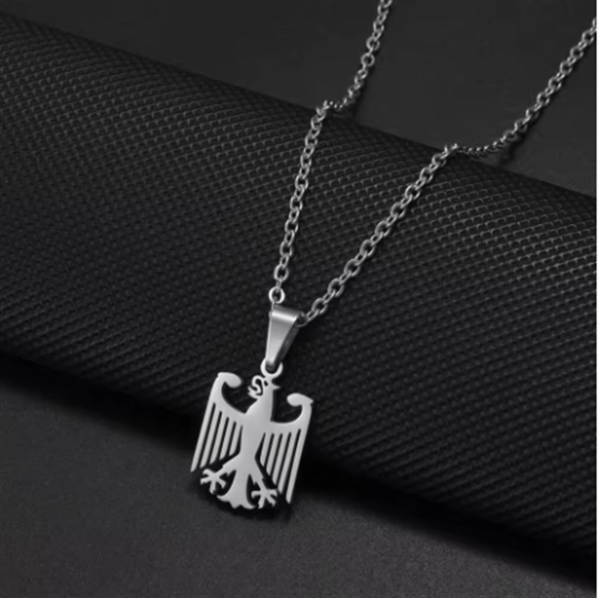 Wholesale Stainless Steel German Eagle German National Emblem Logo Pendant Necklace