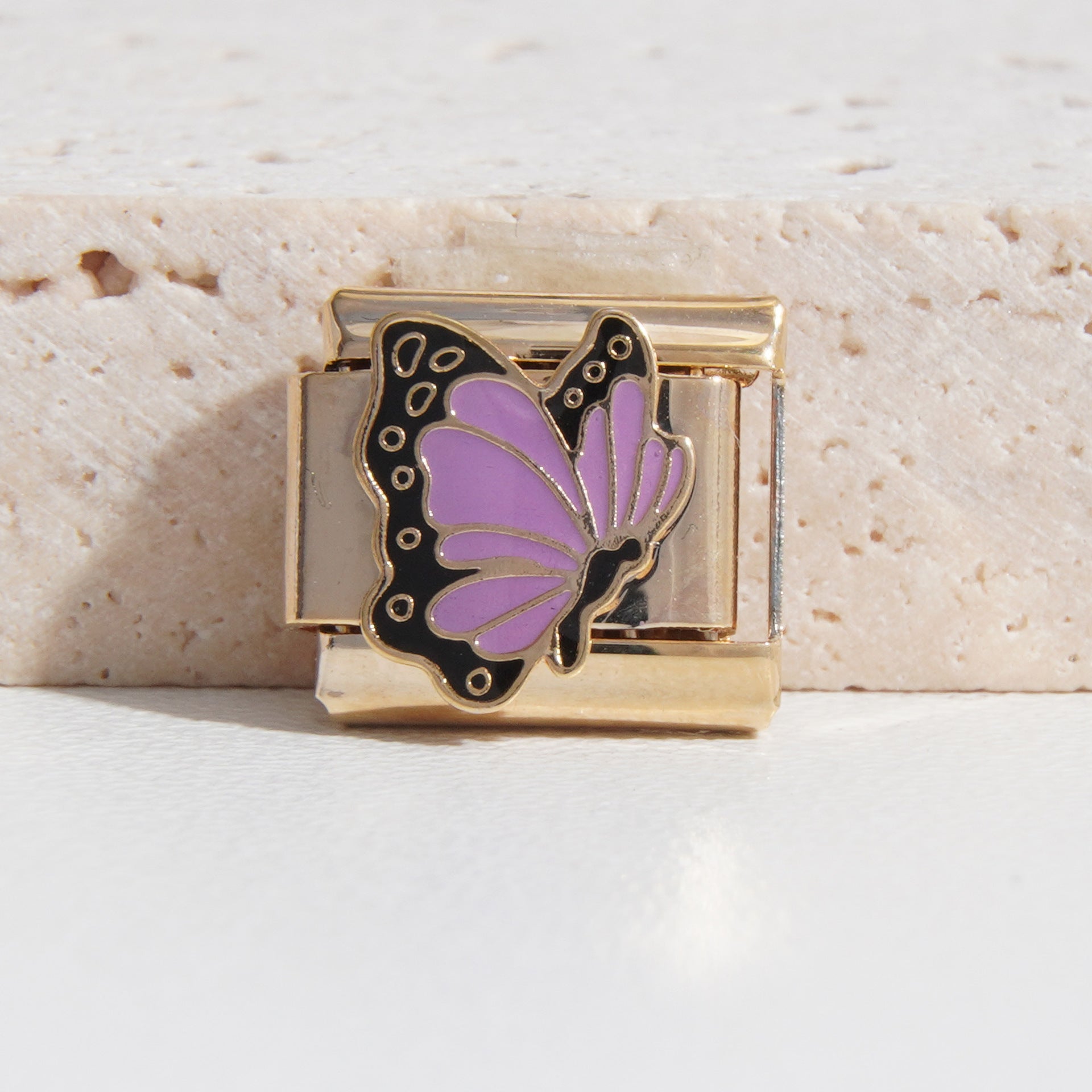 Wholesale 9mm Italian Charm Starter Bracelets DIY square Single Section Creative Stainless Steel Composable Bracelet