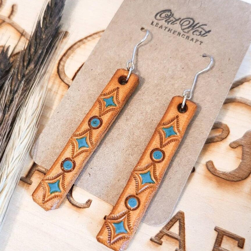 Wholesale Bohemian Retro Geometric Leather Earrings - Fashion Accessory for Party Wear
