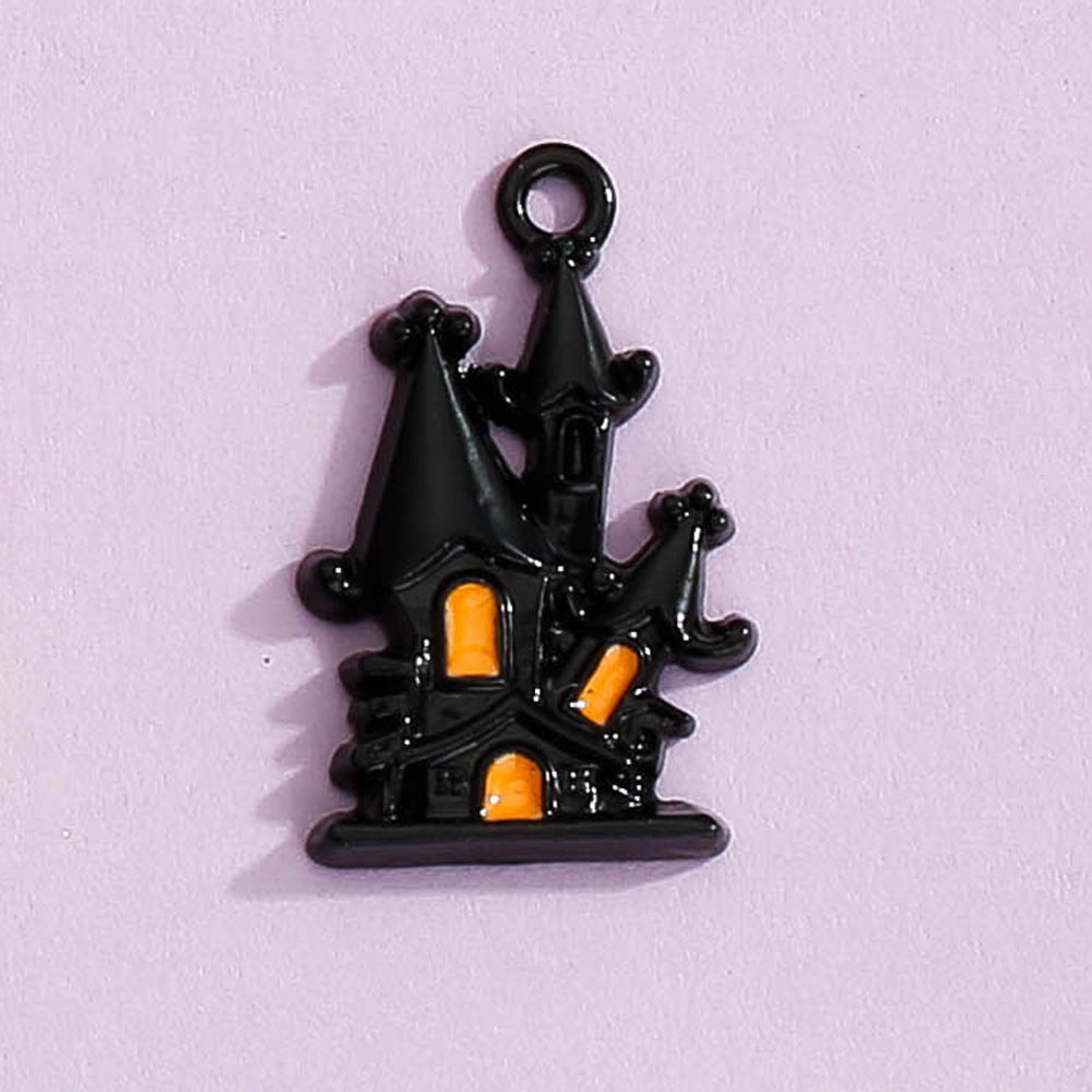 Wholesale 5pcs Halloween Diy Alloy Cartoon Accessories Necklace Bracelet Pendant ACC-PT-Yongc001