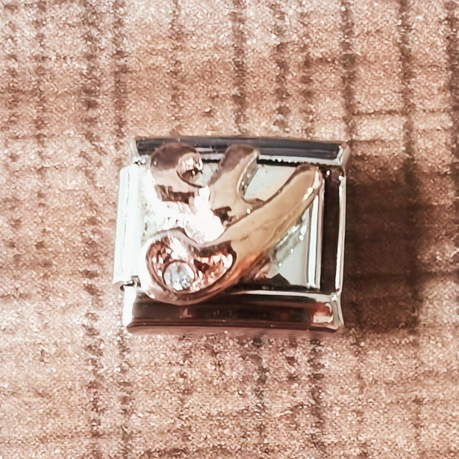 Wholesale Italian Charm Bracelet 9mm DIY Splicing Removable Stainless Steel Letter Composable Bracelet ACC-BT-XY067