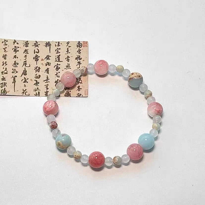 Wholesale Dopamine Love Star Bracelet Macaron Color Bracelet Heart Bracelets ACC-BT-Mengf001