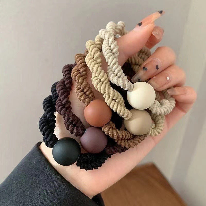 Wholesale 5pcs Braided Headband Hairband Leather Case Hair Scrunchies ACC-HS-Huidi004