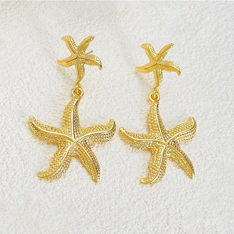 Wholesale  retro  marine stainless steel earrings