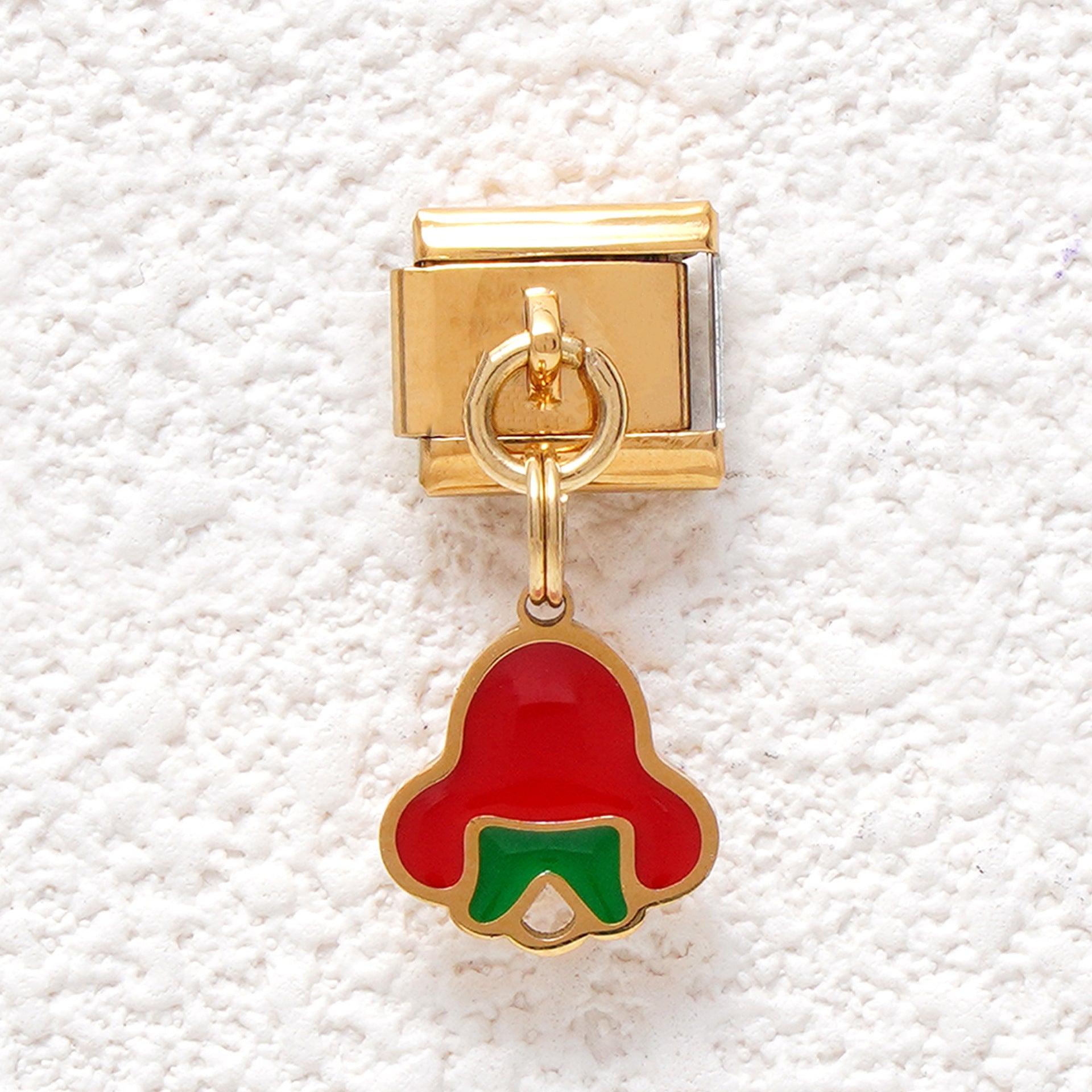 Wholesale Italian Charm Bracelet 9mm DIY Splicing Flower Series Stainless Steel Composable Bracelet