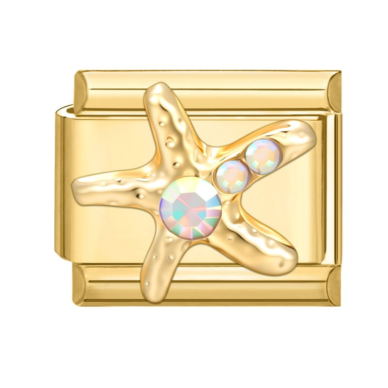 Wholesale Italian Charm Bracelet 9mm DIY Splicing Cute Creative Stainless Steel Composable Bracelet