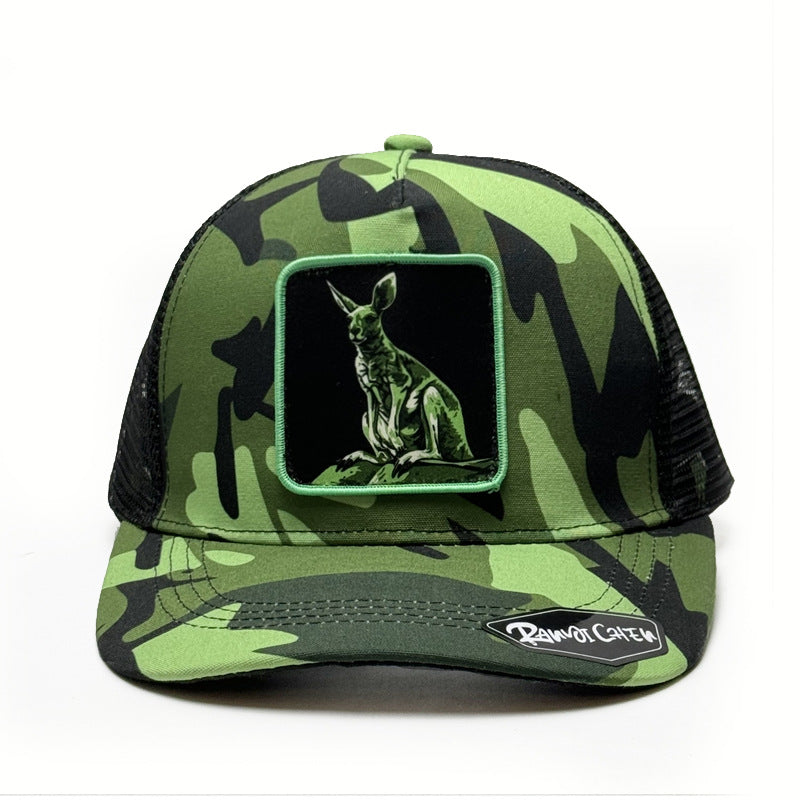 Wholesale  Graffiti Print Baseball Cap Animal Camouflage Embroidered Cap