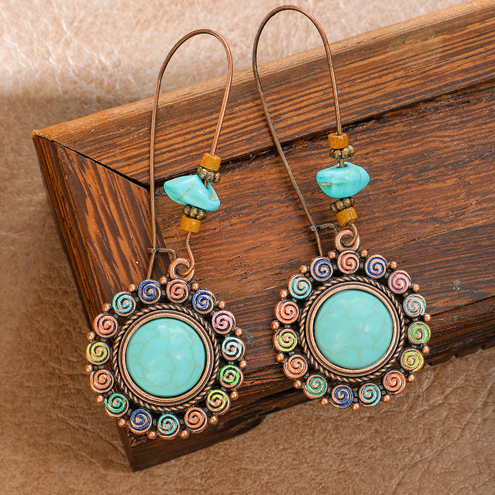 Wholesale Bohemian Tassel Earrings,  Handmade Beaded Alloy Earrings for Seaside Vacations,  Trendy Jewelry Accessory