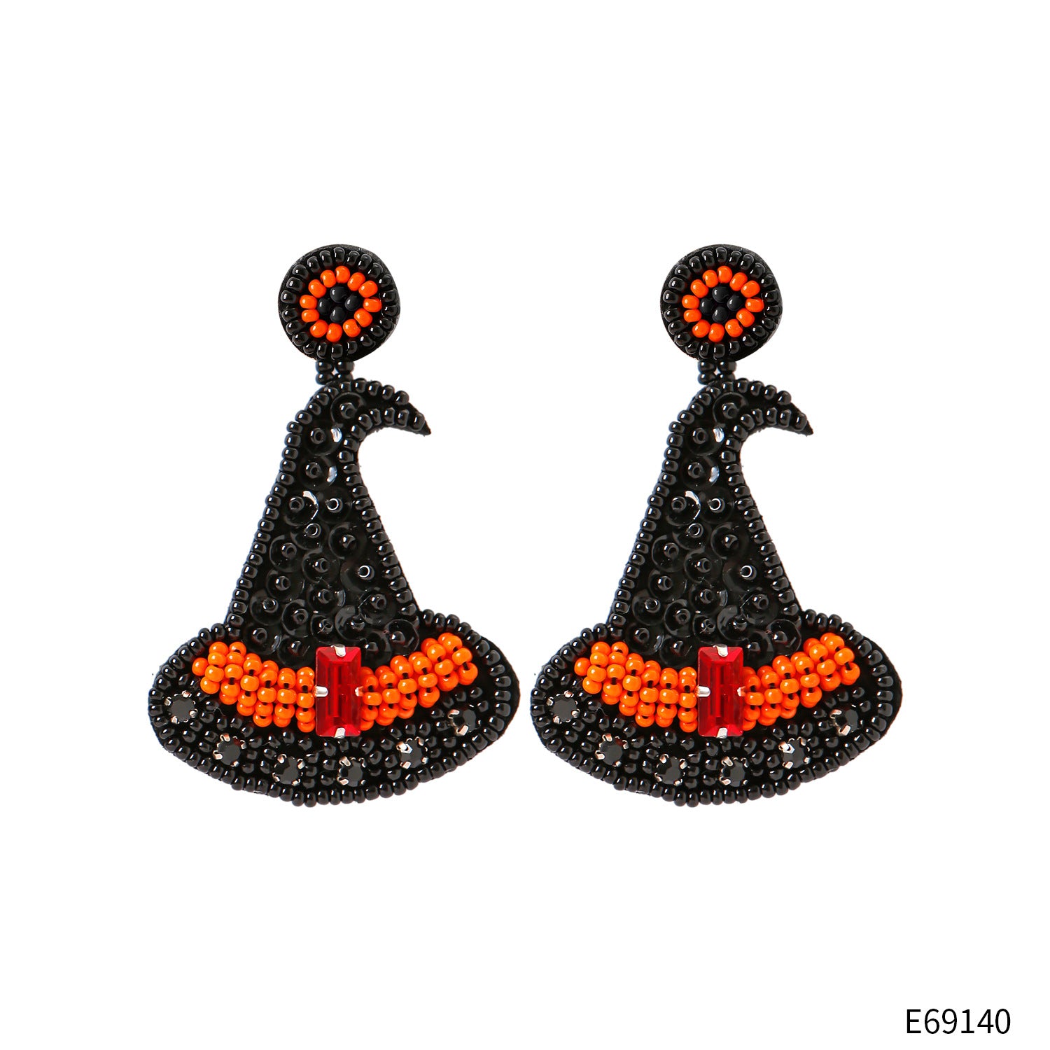 Wholesale Halloween Series Earrings Pumpkin Candy Ghost Acrylic Earrings ACC-ES-JieMi010