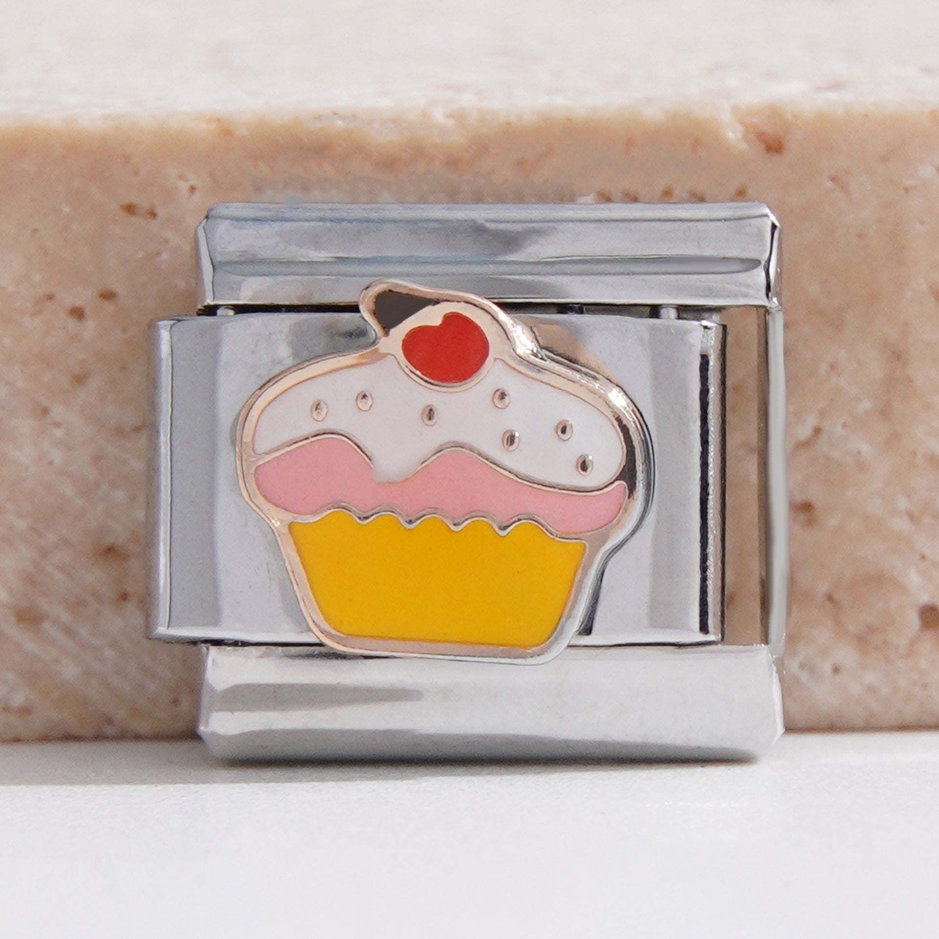 Wholesale Italian Charm Bracelet 9mm DIY Splicing Personalized English Stainless Steel Composable Bracelet