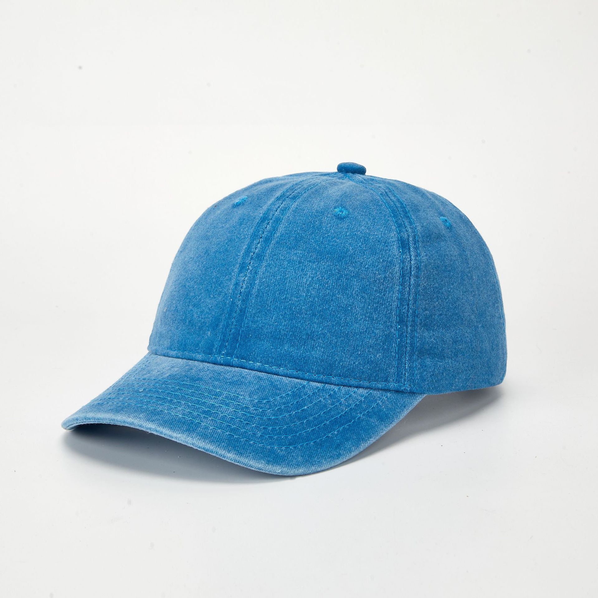 Wholesale Retro Washed Baseball Cap Women S Solid Color Adjustable Distressed Cap Fashion Accessory