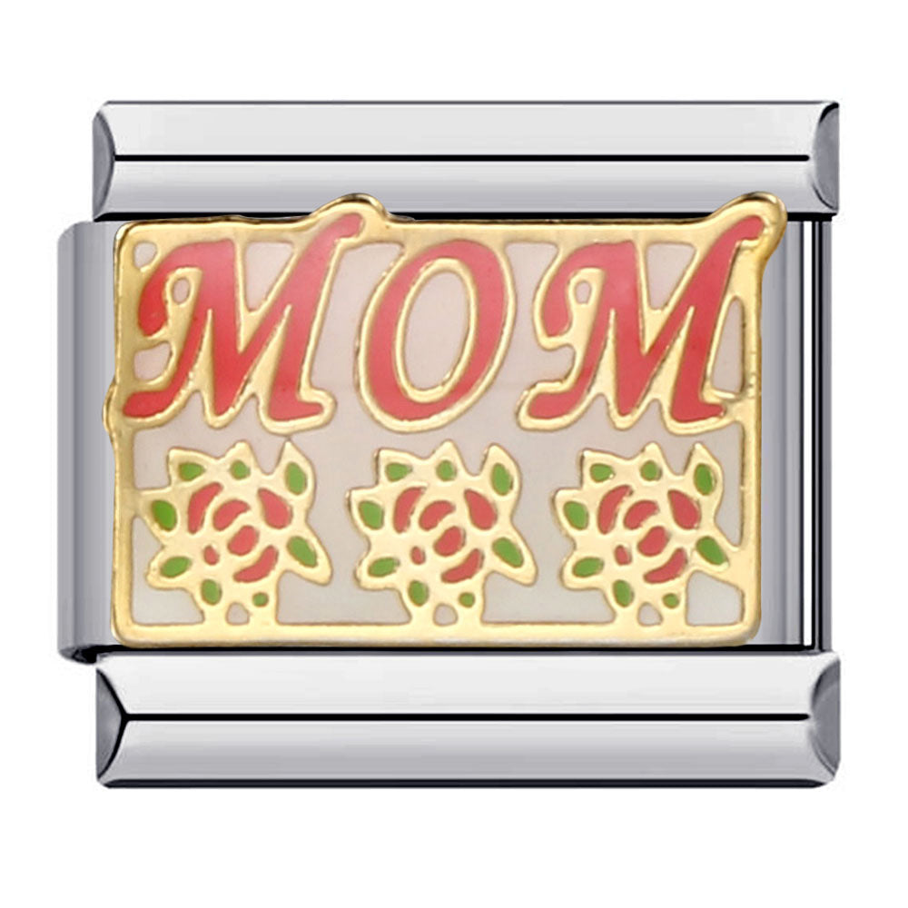 Wholesale Italian Charm Bracelet 9mm DIY Splicing Removable Family Member Element Stainless Steel Composable Bracelet