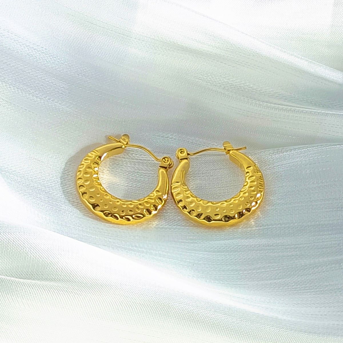 Wholesale  stainless steel  geometric irregular earrings