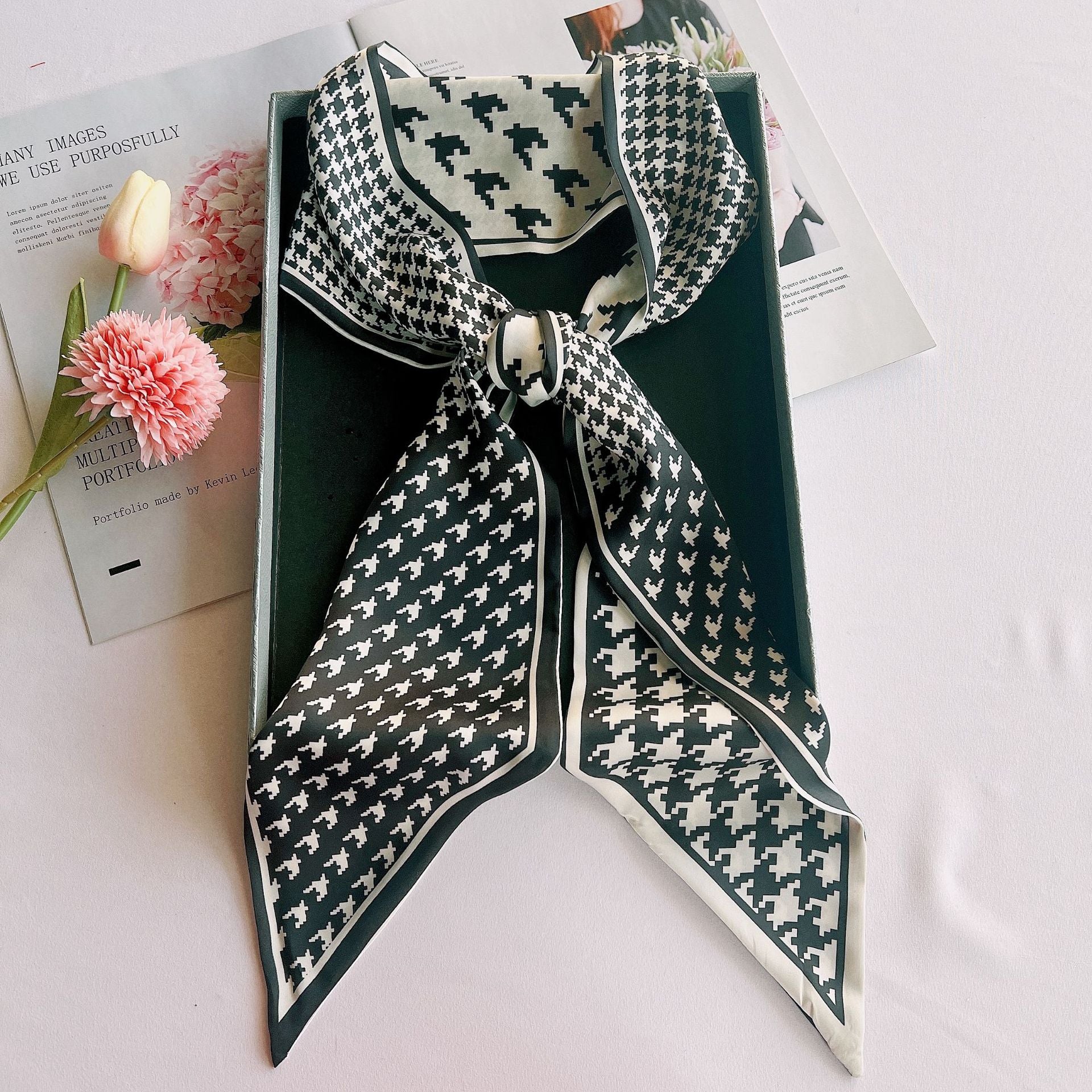 Wholesale Printed Summer Sunscreen Silk Scarf