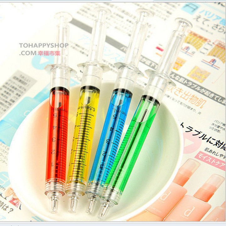 Wholesale Creative syringe pen syringe syringe simulation syringe ball pen