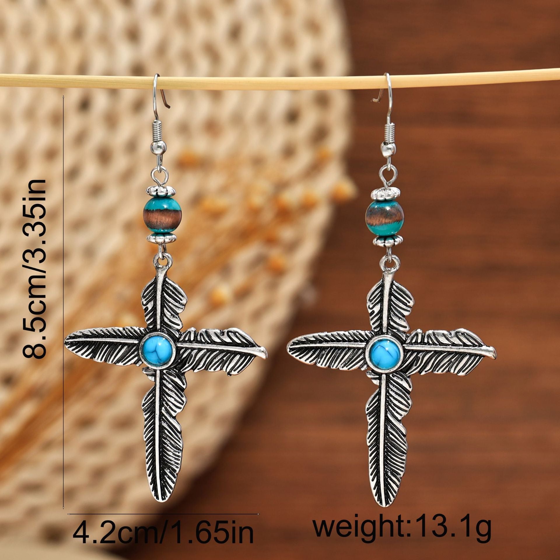 Wholesale Western Desert Cactus Bull Head Horse Punk Earrings