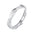 Wholesale S925 sterling silver plain ring with zircon adjustable ring