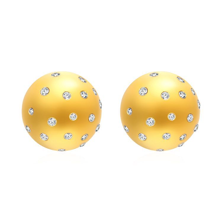 Wholesale  sticky diamond stainless steel earrings