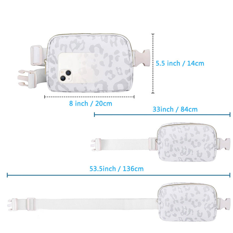 Wholesale Outdoor Running Waist Bag  Fashionable Nylon Waterproof Sports Waist Bag