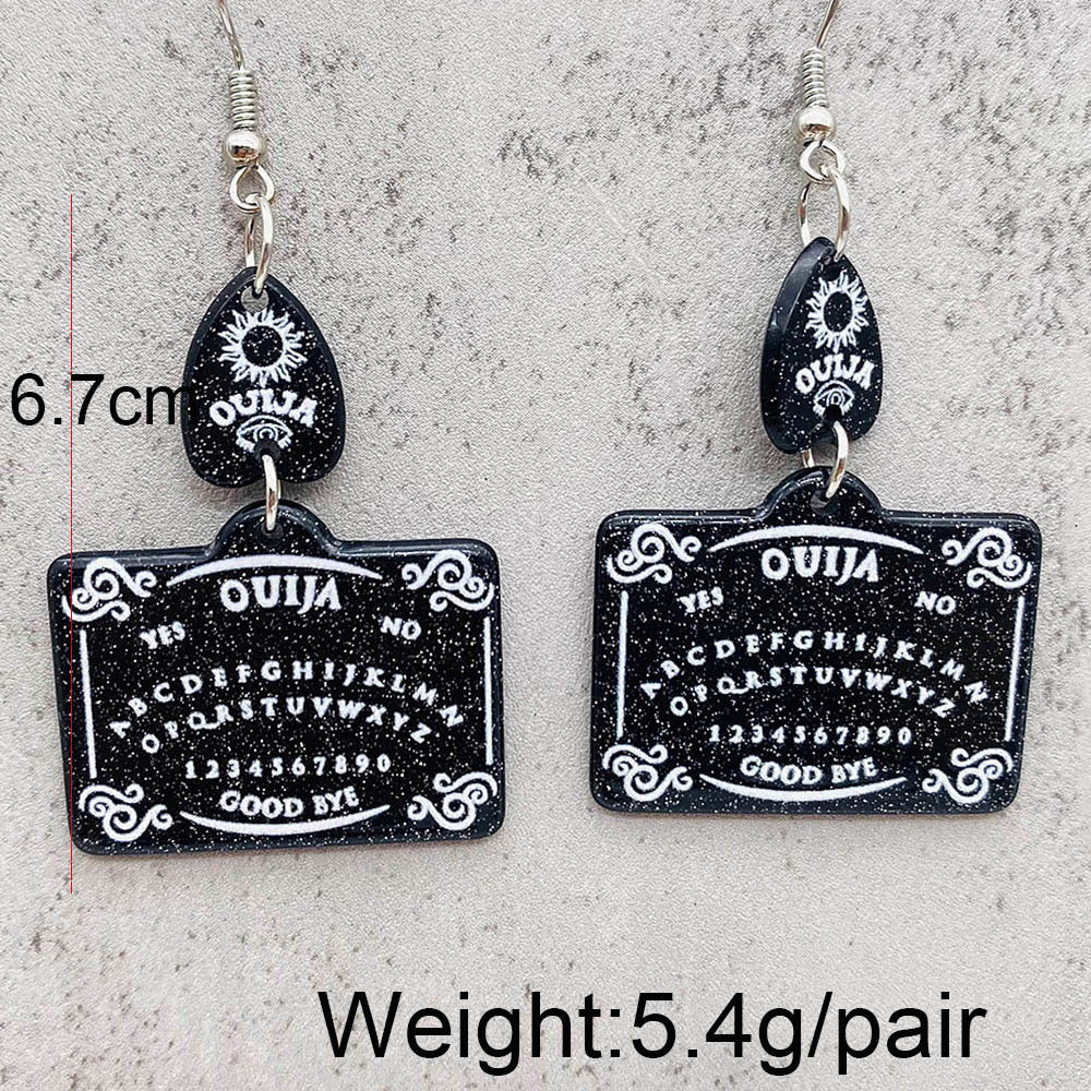 Wholesale Love Halloween Acrylic Earrings