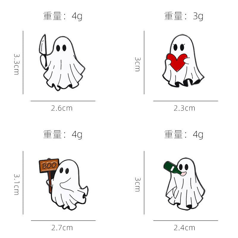 Wholesale  Ghost Oil Drop Brooch