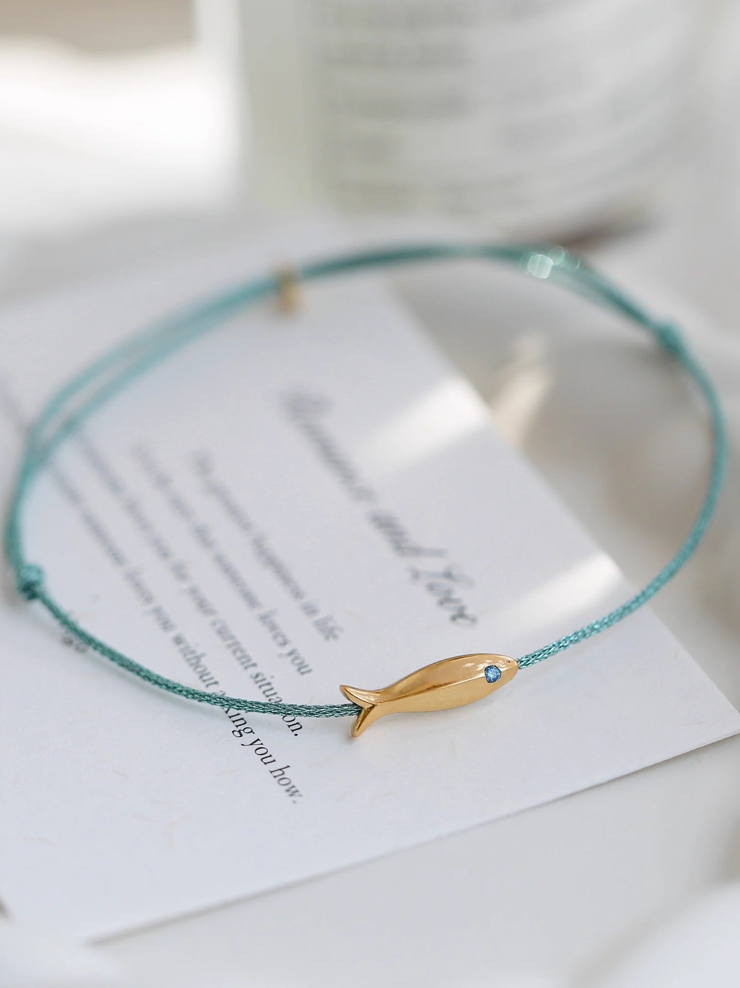 Wholesale Koi Fish Anklet Braided Foot Rope