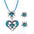 Wholesale Oktoberfest Vintage Heart Diamond Necklace